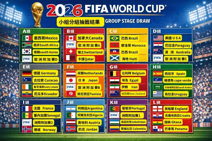 世界盃2026賽事